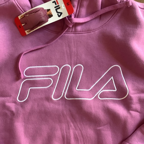 NWT. FILA hooded sweatshirt.  So soft!! Medium.  Purple - Picture 2 of 5